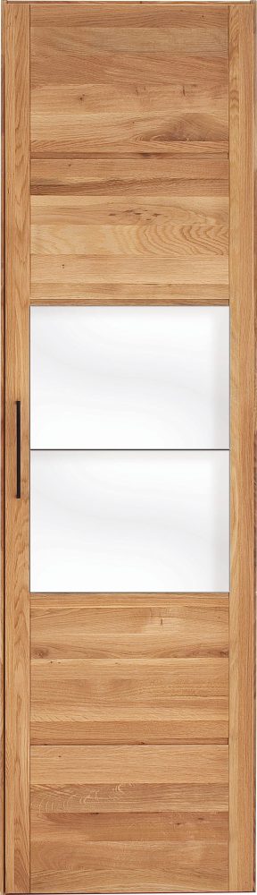 Premium collection by Home affaire Drehtürenschrank »Chamara«, aus massivem Eichenholz, in unterschiedlichen Schrankbreiten erhältlich, Höhe 218 cm