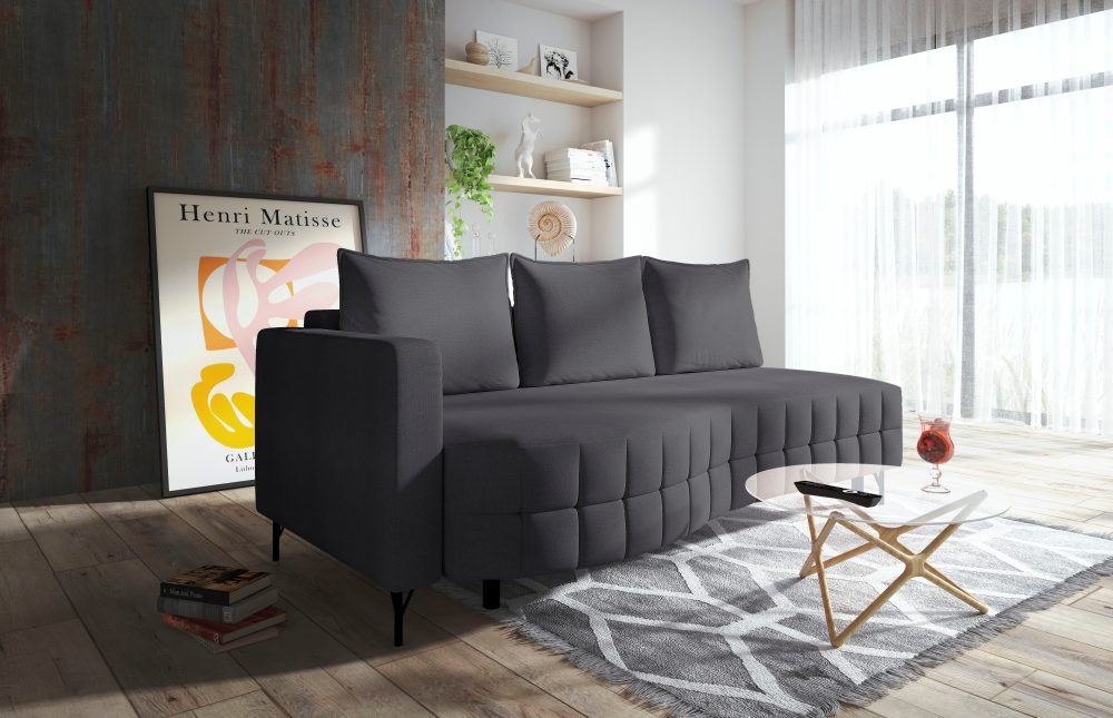 exxpo - sofa fashion Loungesofa, Schlafsofa mit Bettfunktion und Bettkasten, komfortabler Federkern