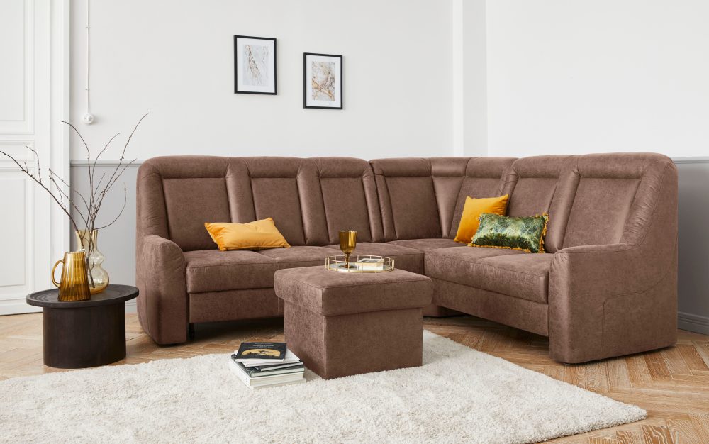 sit&more Ecksofa »Melissa«, klassisches Polsterprogramm, wahlweise mit Bettfunktion und Schubkasten, optional in 