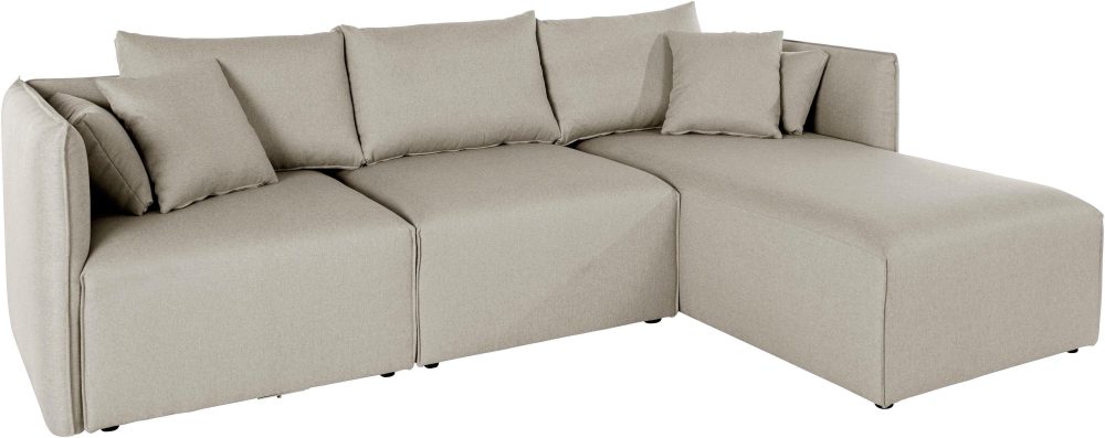 elbgestoeber Ecksofa »Elbdock«, (3 St.), zusammengesetzt aus Modulen, in vielen Bezugsqualitäten und Farben