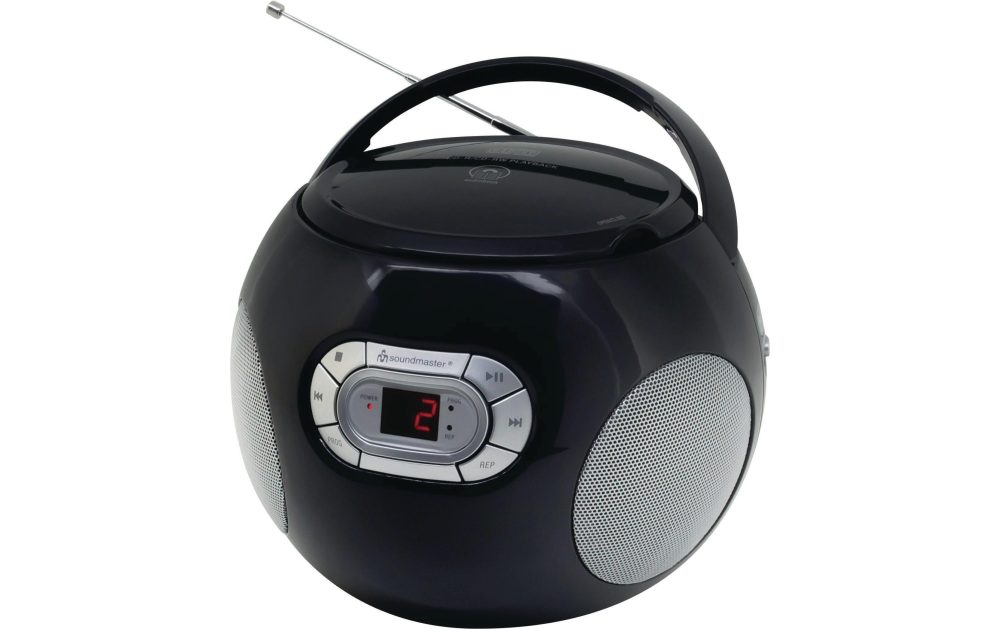 SoundMaster SCD2120SW UKW CD-Radio AUX, CD Schwarz