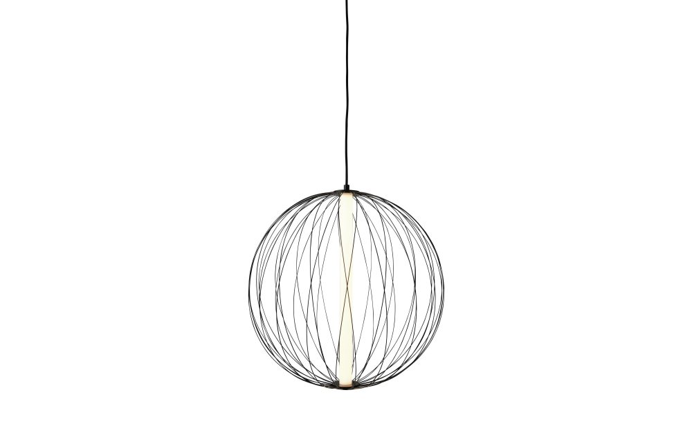 LED-Hängeleuchte Atomic mit variierbarem Schirm