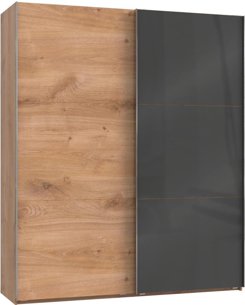Fresh To Go Schwebetürenschrank »Level«, mit Glastür