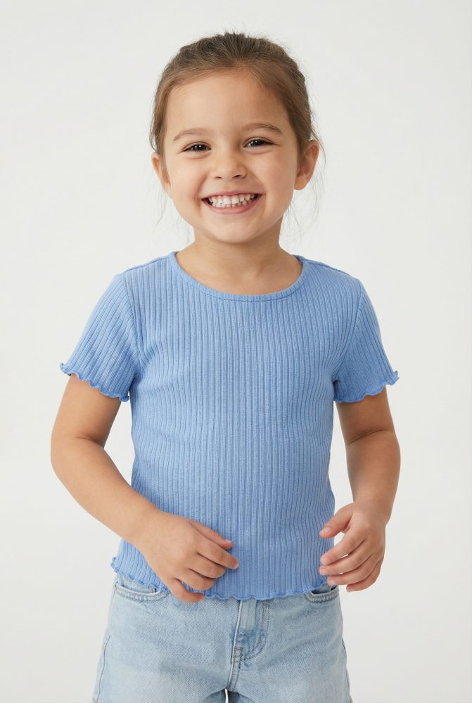 KIDS ONLY Kurzarmshirt »KOGNELLA S/S O-NECK TOP NOOS JRS«
