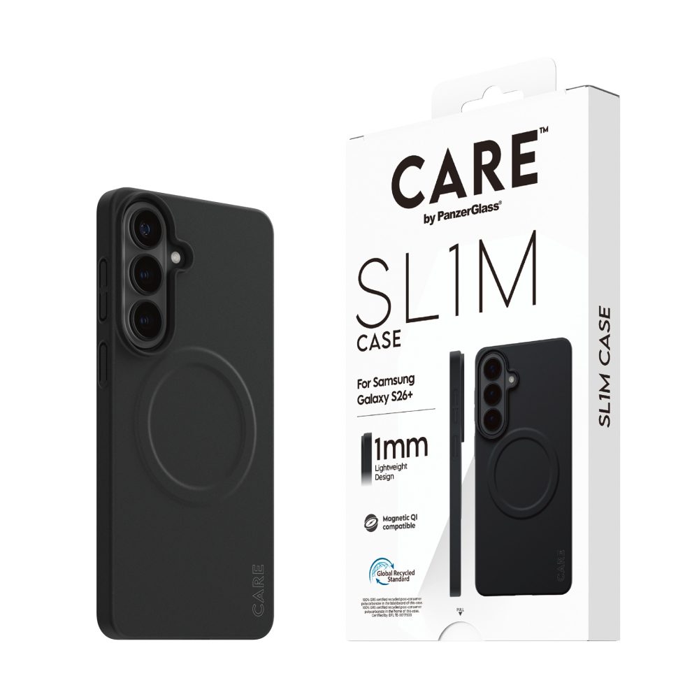 PanzerGlass PANZERGLASS - CARE SL1M Case Schwarz Samsung Galaxy S26+ Backcover Samsung Galaxy S26+ Schwarz Induktives