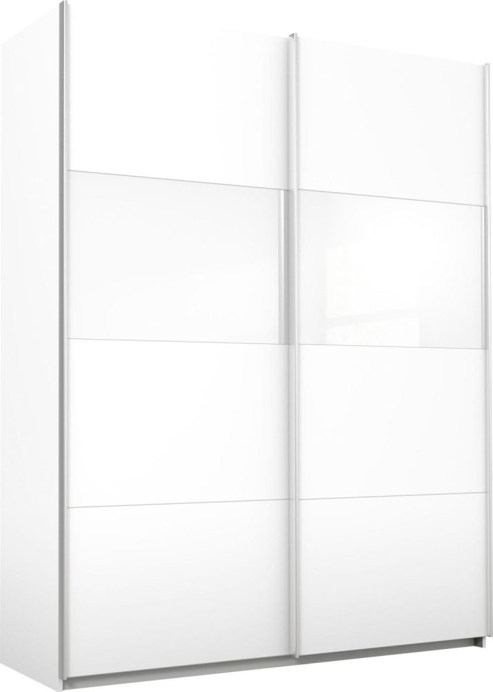 rauch ORANGE Schwebetürenschrank »Quadra«, mit Glaselementen