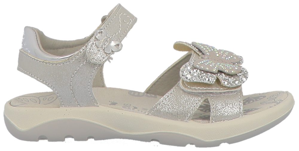 Lurchi Sandale »Farfalla«, Sommerschuh, Klettschuh, Sandalette, mit Strasssteinen und Glitzer
