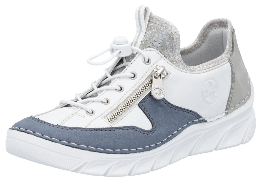 Rieker Slip-On Sneaker, mit kontrastfarbenen Besätzen