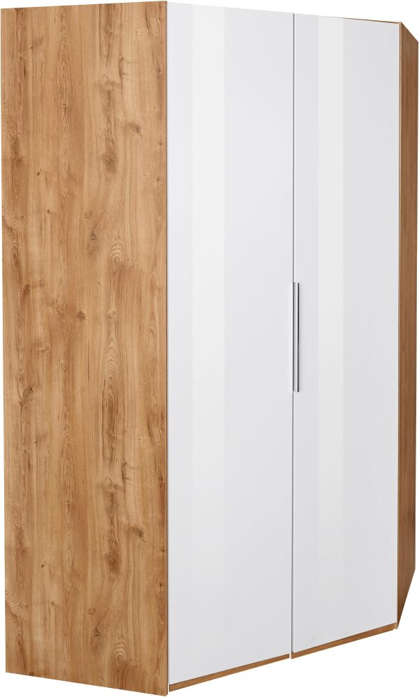 Fresh To Go Eckkleiderschrank »Level«, mit Glastüren