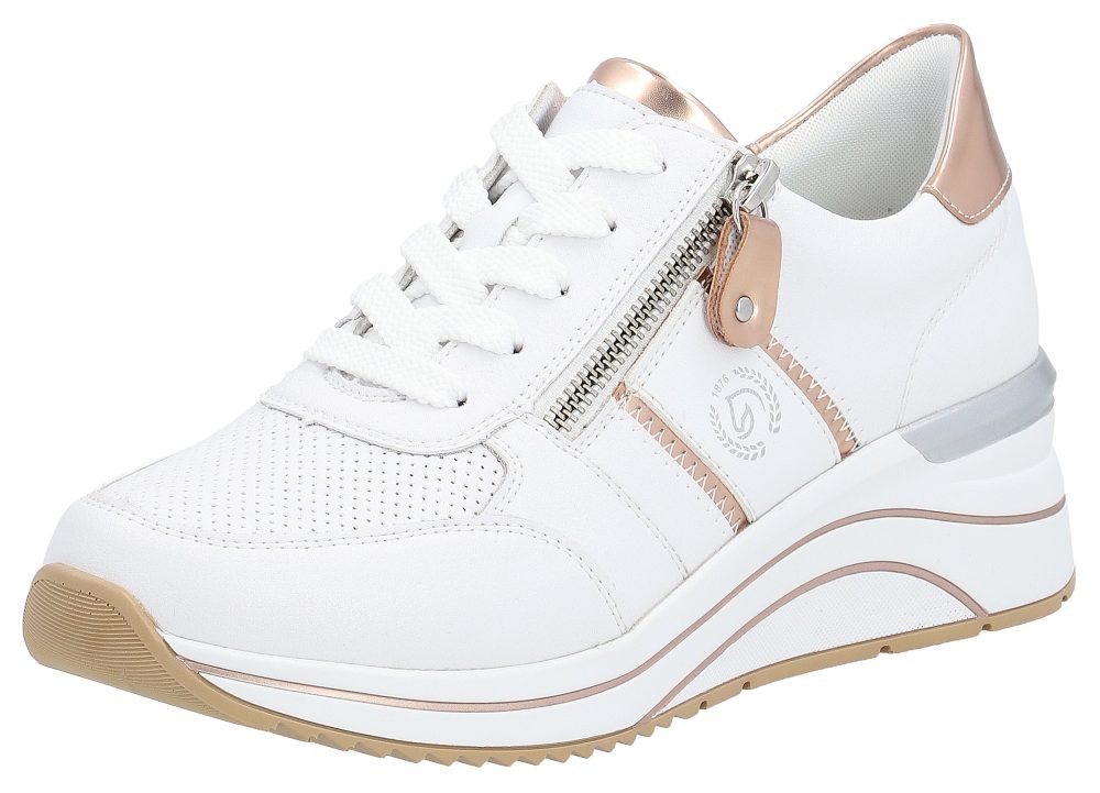 Remonte Keilsneaker, mit Metallic-Kontrastbesätzen
