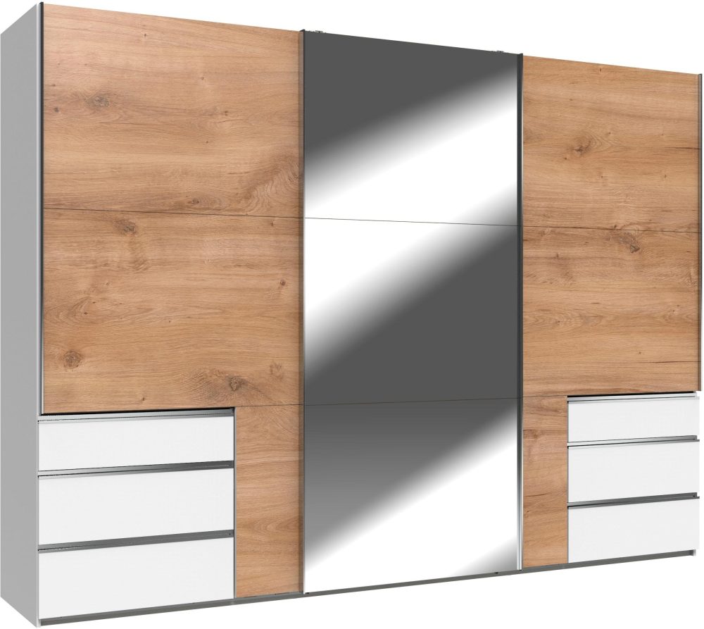 Fresh To Go Schwebetürenschrank »Level«, mit Schubkästen
