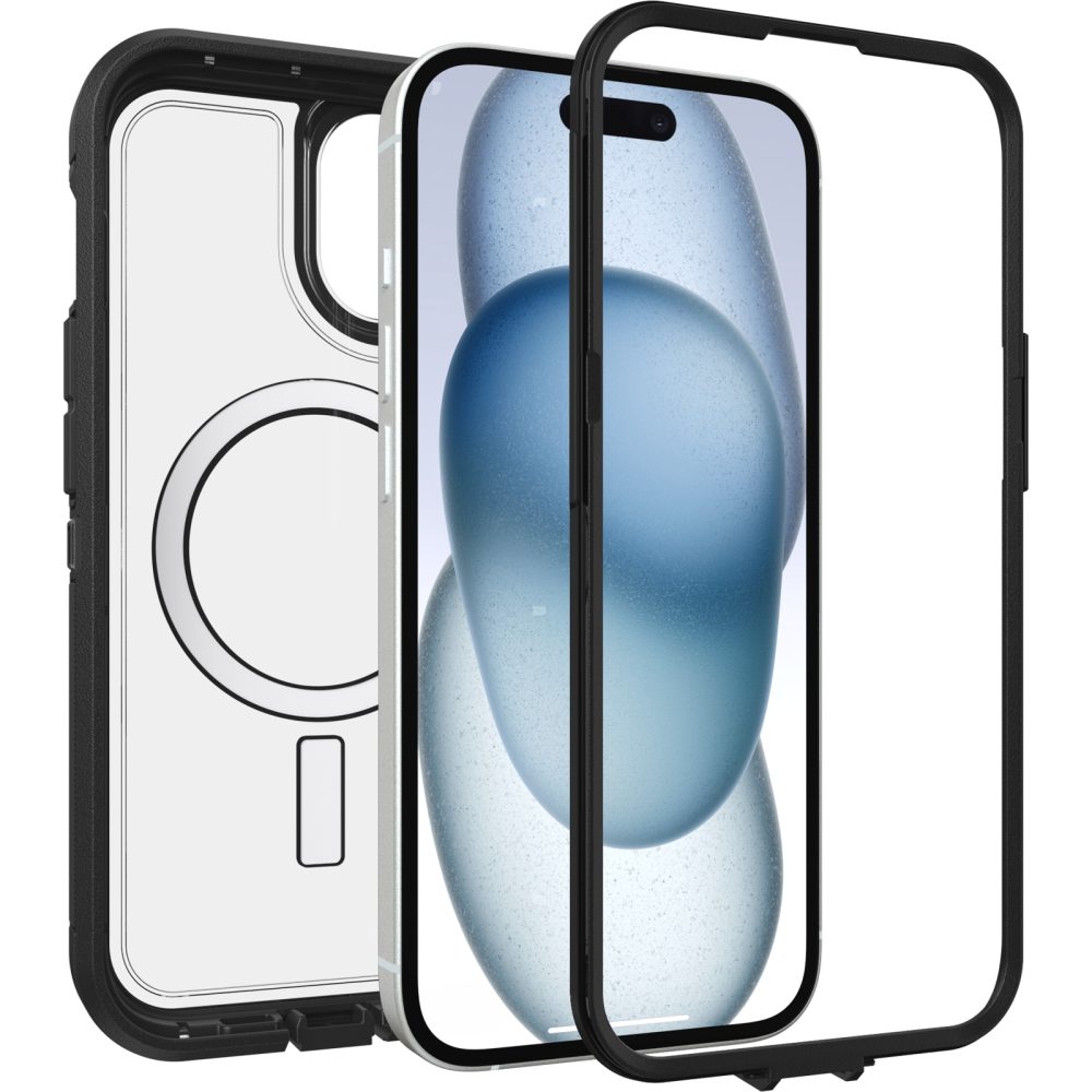Otterbox Defender Series XT Backcover Apple iPhone 17e, iPhone 16e, iPhone 15, iPhone 14, iPhone 13 Transparent, Schwarz