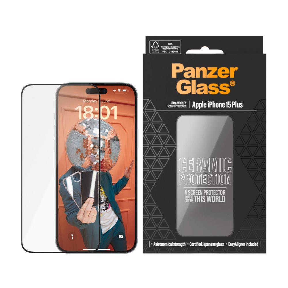 PanzerGlass - Ceramic für Ultra-Wide F, Transparent