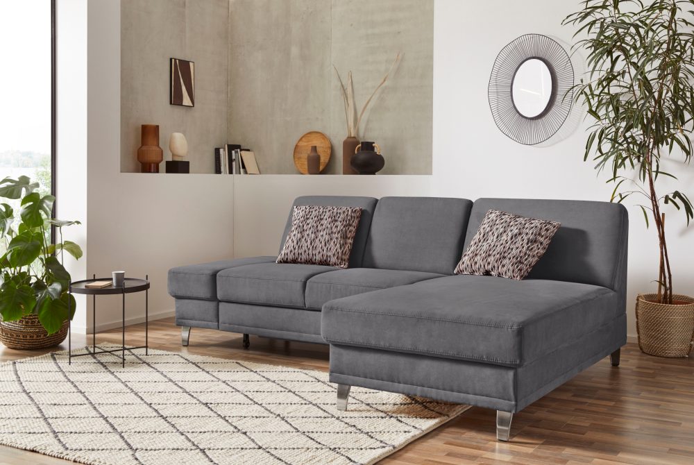 sit&more Ecksofa »Clio V«, wahlweise mit Bettfunktion oder Vorziehsitz und Bettkasten, Inklusive Federkern