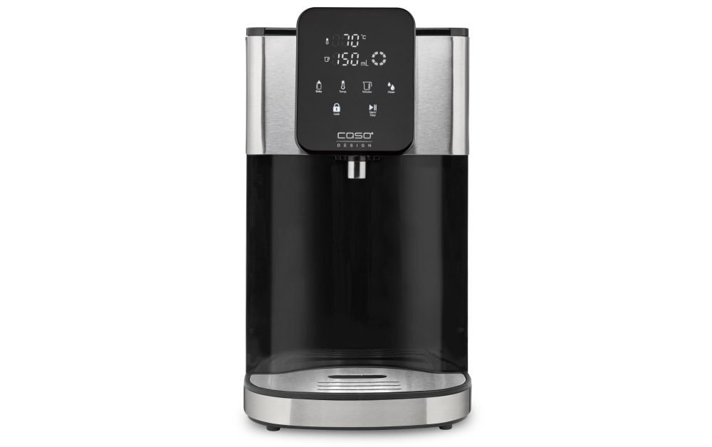 Caso Turbo Heisswasserspender HW 1660 4 l, Schwarz/Silber