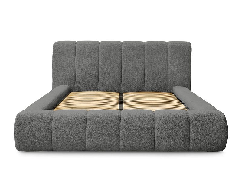 Bettkasten BOBOCHIC DENALI 160x200cm dunkelgrau
