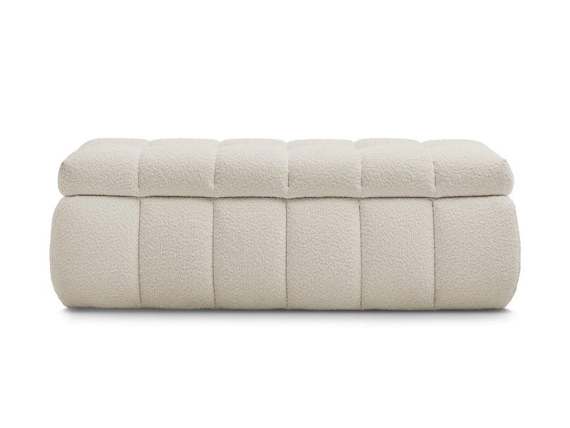Bettkasten BOBOCHIC MONT-BLANC Boucle-Stoff beige