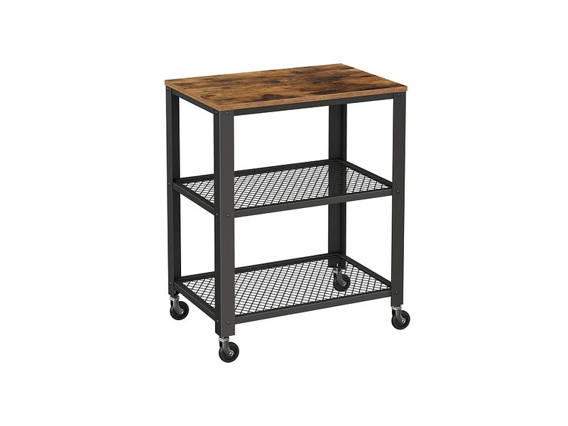 Servierwagen SONGMICS RUSTIK 40 cm x 65 cm x 77.5 cm