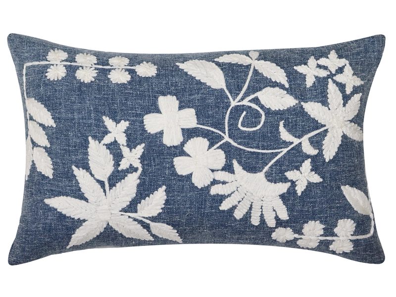 Kissen DIMI 50x30cm blau bedruckt