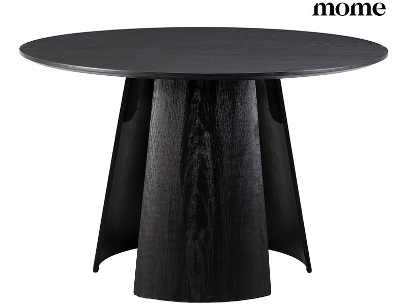 Tisch MOME ZURI 120x120x75cm schwarz