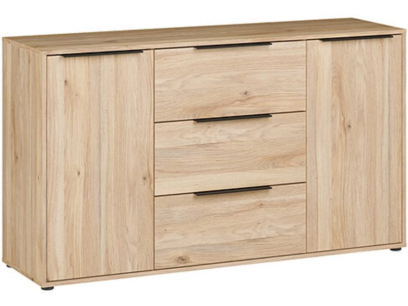 Sideboard ORKNEY 2 Türen 3 Schubladen 41.4x142.6x81.7cm holz dekor