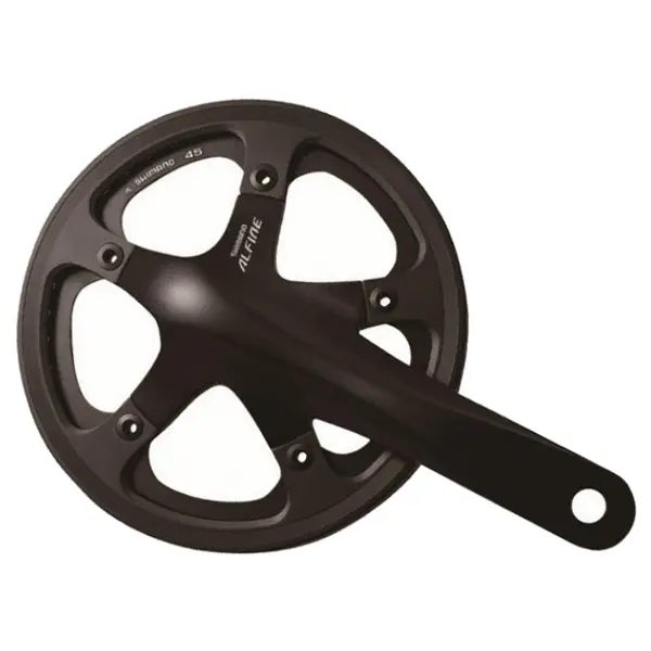 Shimano Alfine FC-S501 Kurbelgarnitur 39 Zähne mit Kettenschutz Außen 170mm 2019 Kurbelgarnituren