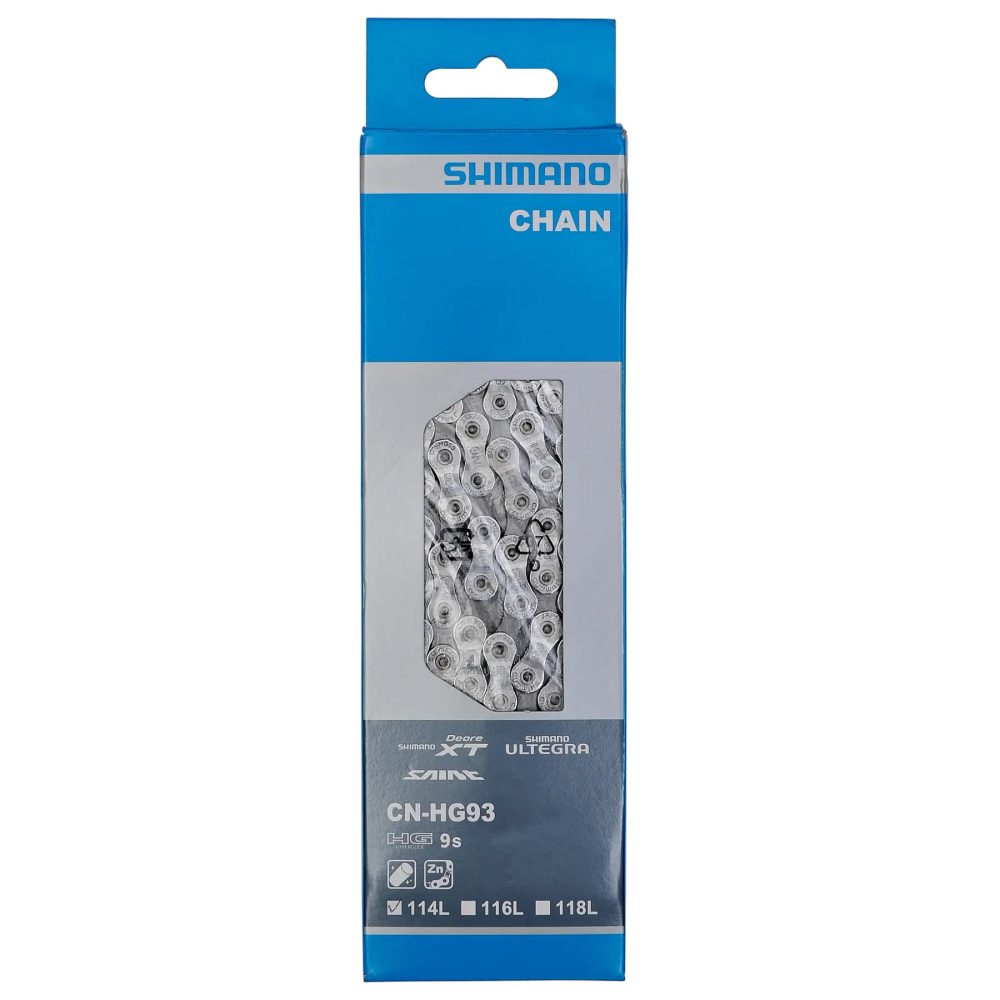 Shimano CN-HG93 9-fach Kette // 114 Glieder Silber
