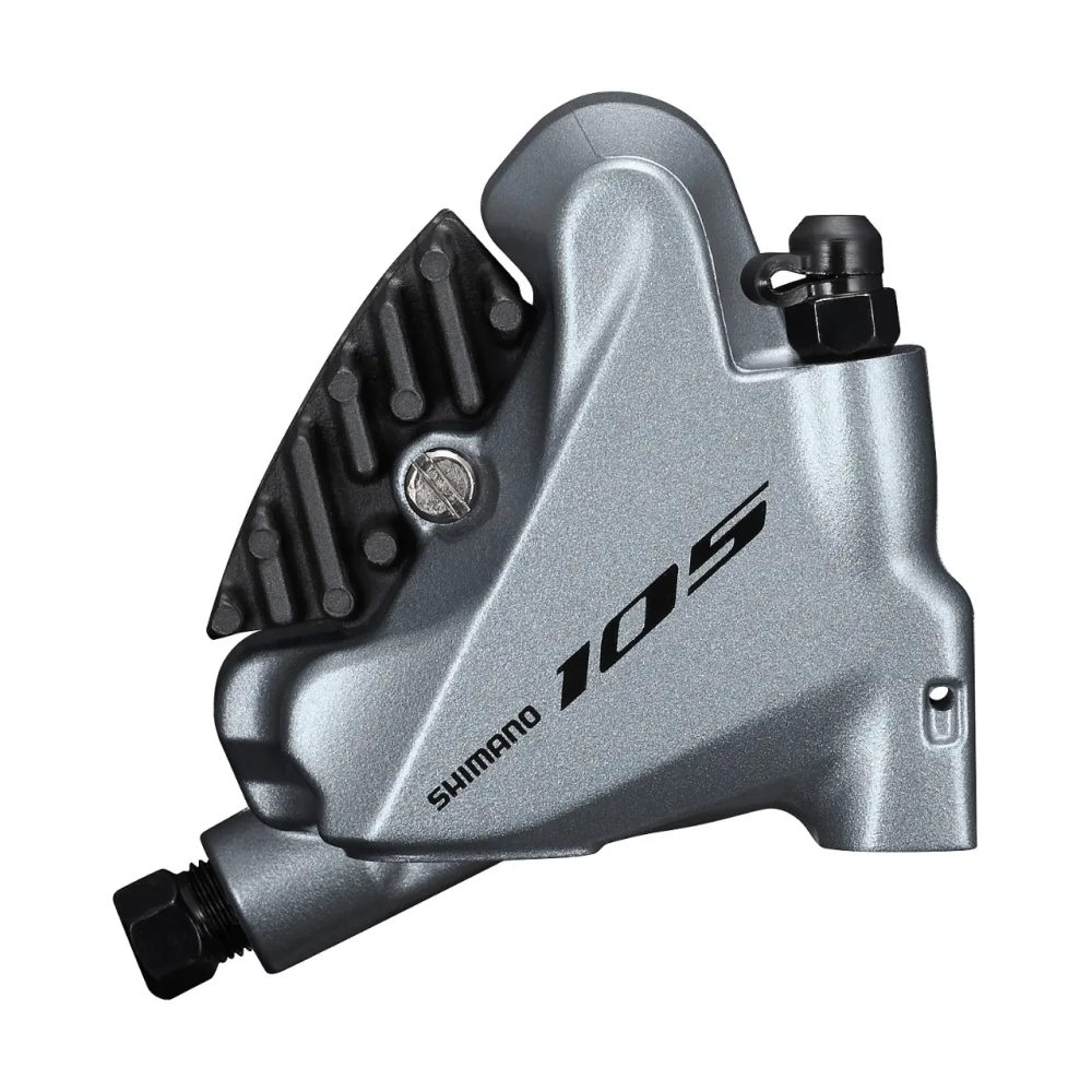 Shimano BR-R7070 Bremssattel Flat-Mount Hinterrad silber 2019 Scheibenbremssättel