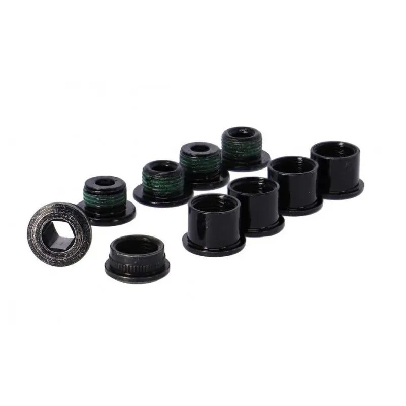 SRAM Red Quarq Hidden Bolt Kettenblattschrauben 5-Loch Force CX1 schwarz 2019 Zubehör Antrieb