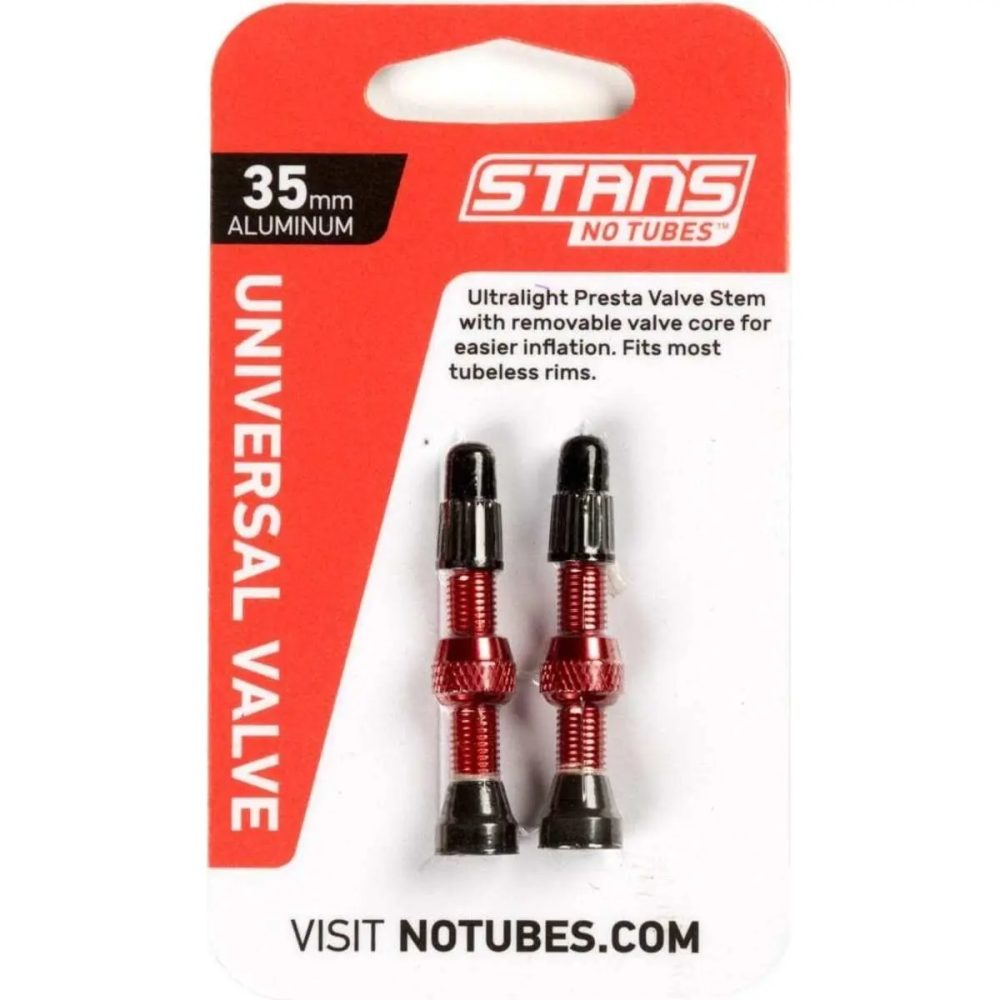 NoTubes Ventil Tubeless 35 mm, Rot