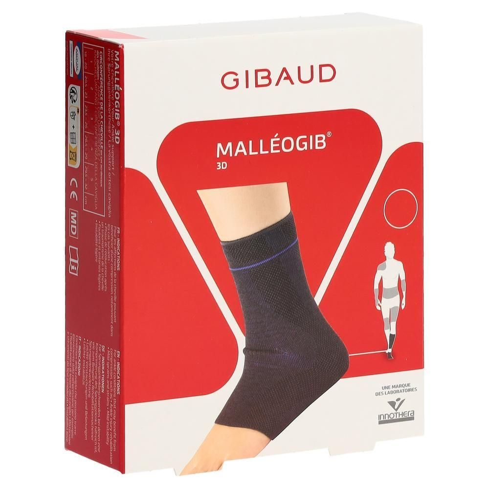 Gibaud Malleogib 3D Sprunggelenkbandage Gr2 20-23cm (1 Stück)