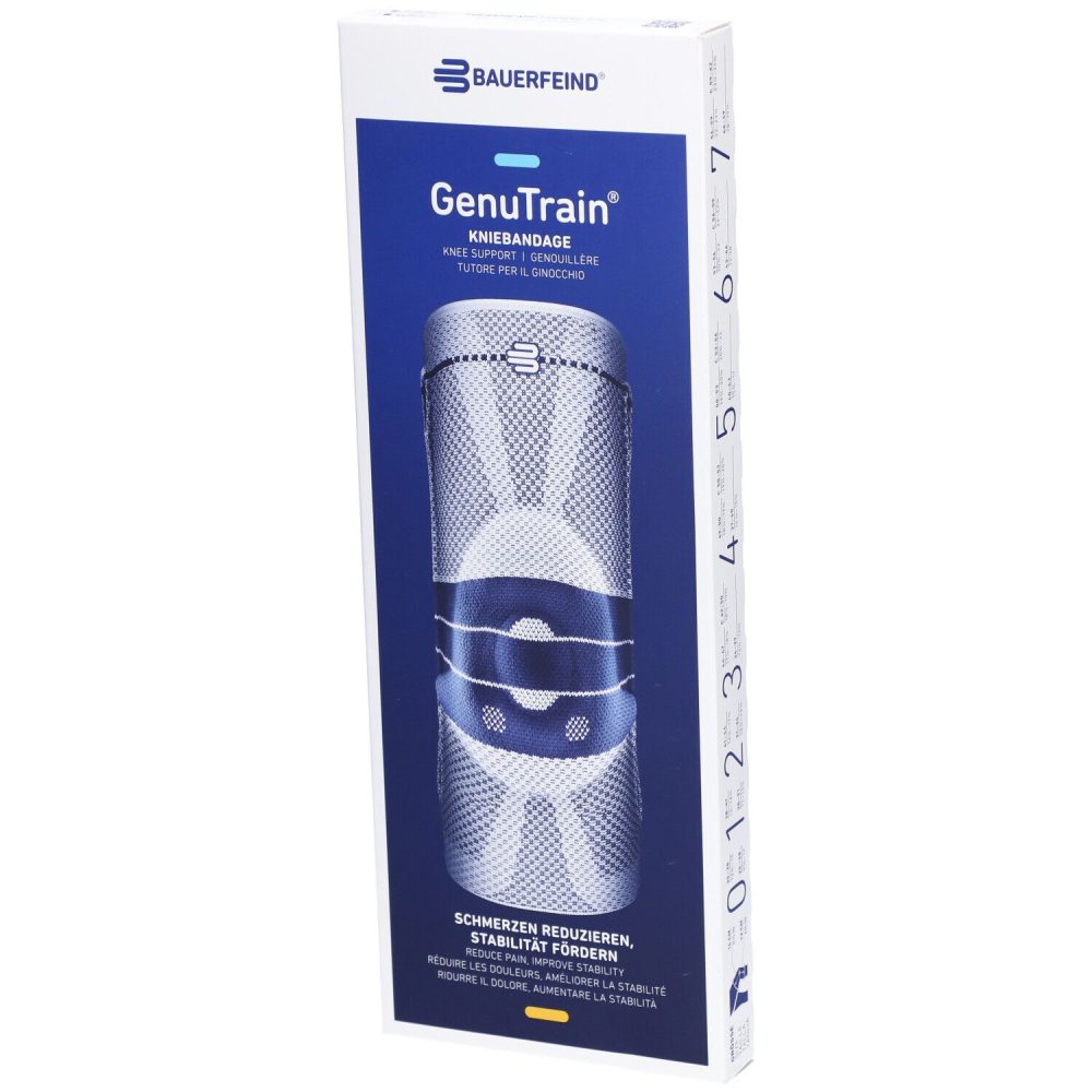 GenuTrain Aktivbandage Grösse 6 Comfort titan (1 Stück)