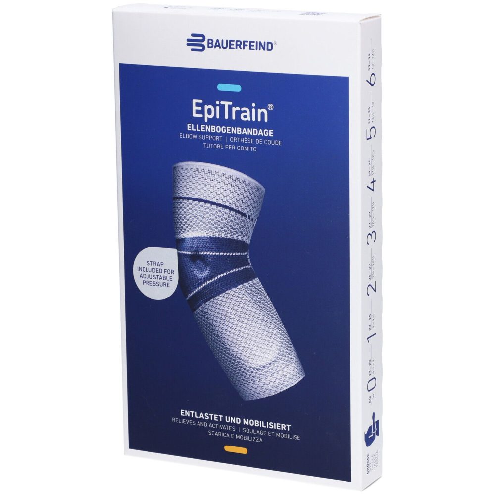 EpiTrain Aktivbandage mit Gurt Grösse 4 titan (1 Stück)