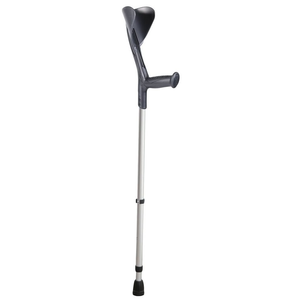 SUPAIR Krücke 130kg alu/schwarz Hartgriff (1 Paar)