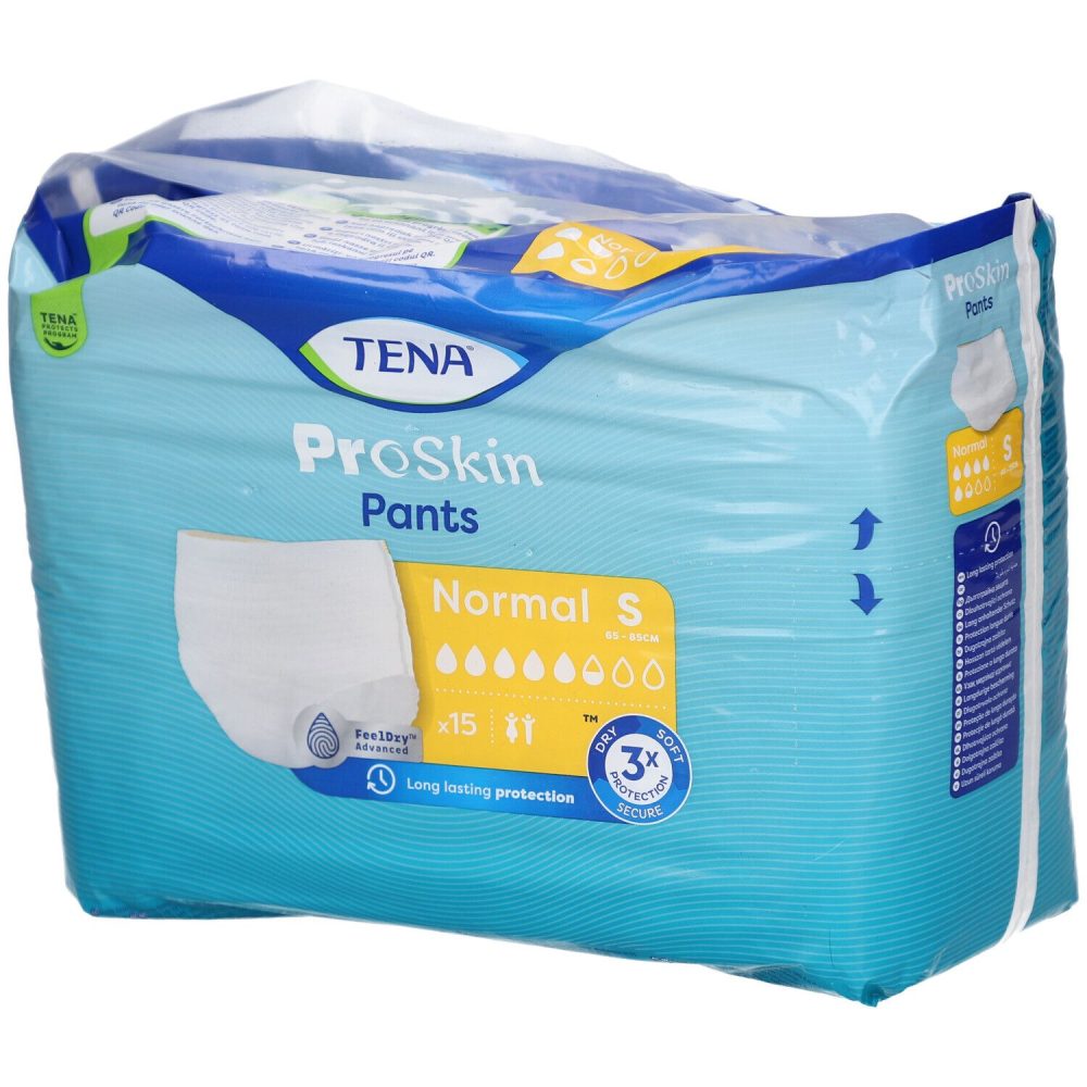 TENA Pants Normal S, Hüftumfang 65-85cm (15 Stk)
