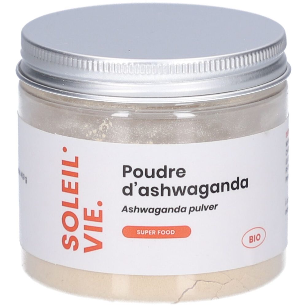 Soleil Vie Bio-Ashwagandha-Pulver