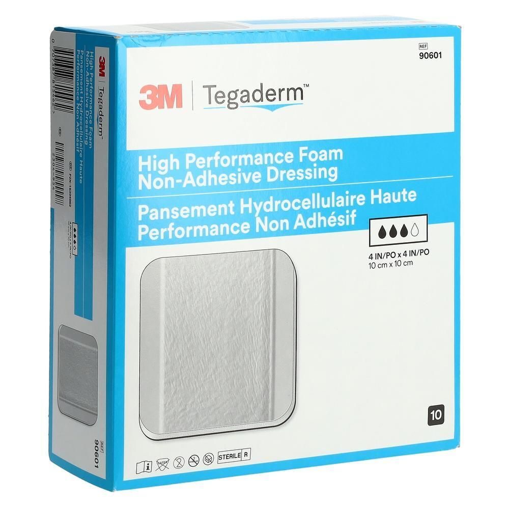 3M Tegaderm Nicht haftender hydrocellulärer Verband 10 x 10 cm