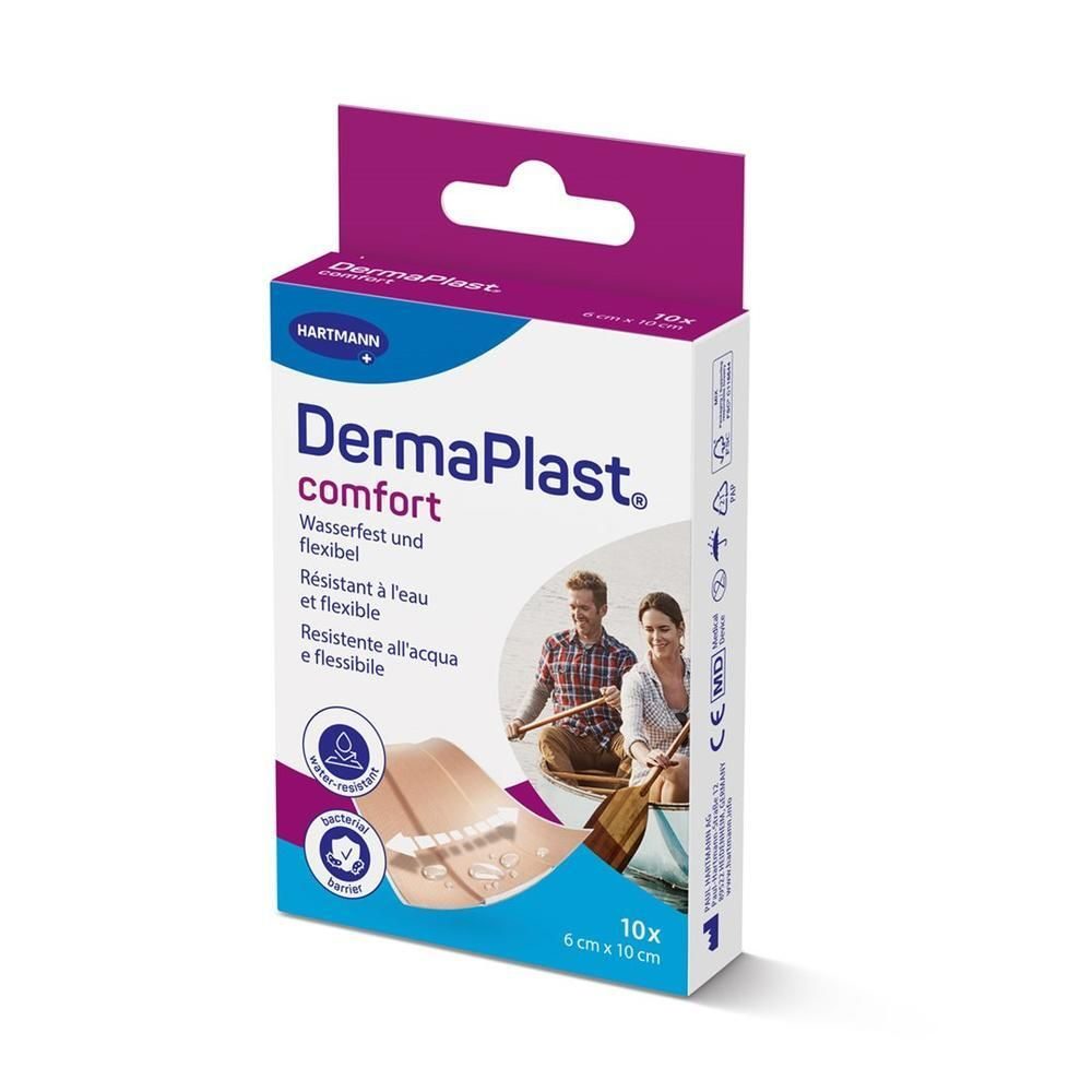 Dermaplast Comfort Schnellverband 6 cm x 10 cm 10 Stk