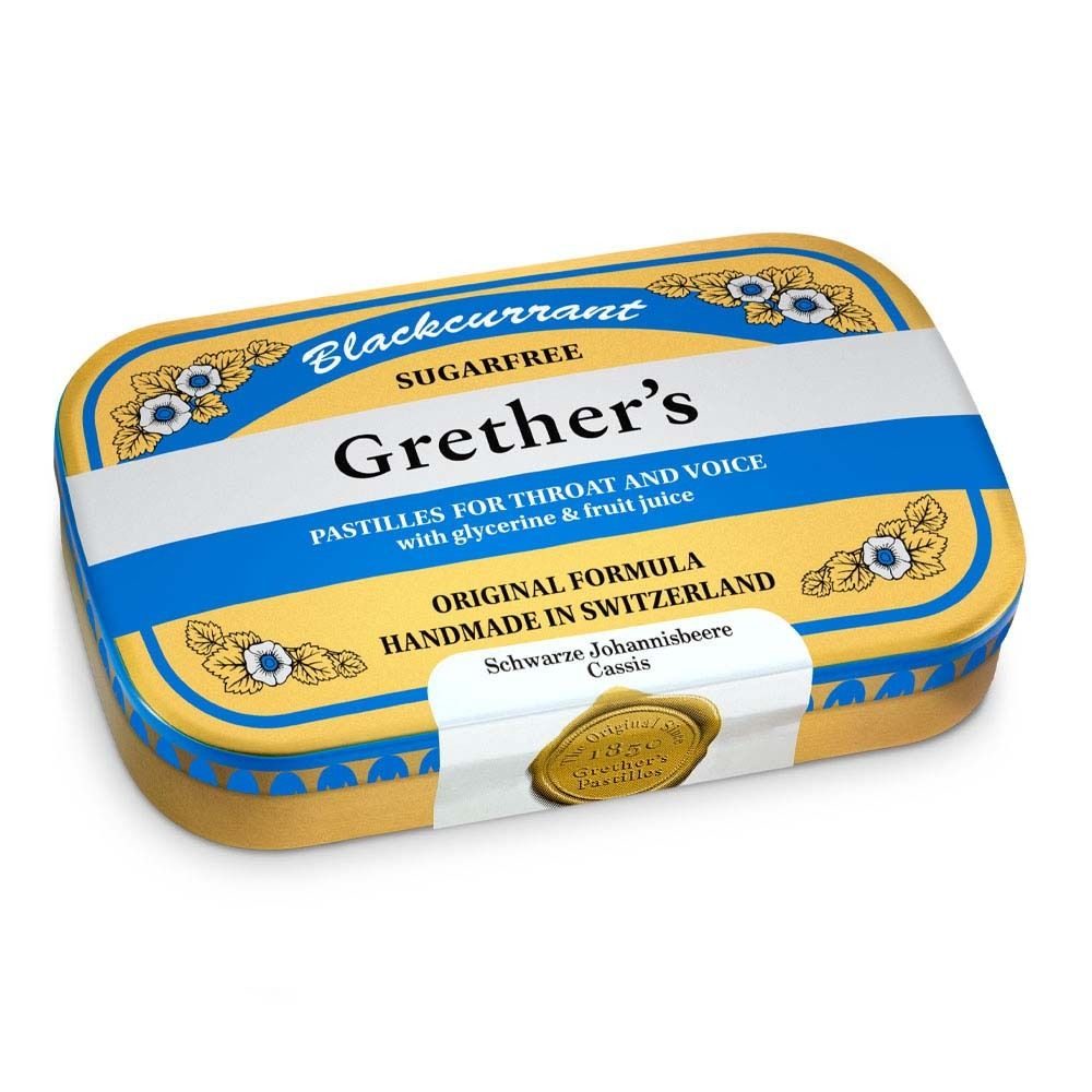 Grether's Bonbons Pastilles Blackcurrant ohne Zucker