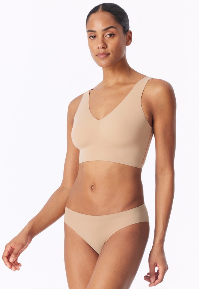 Bustier Microfaser herausnehmbare Pads maple - Invisible Soft 38