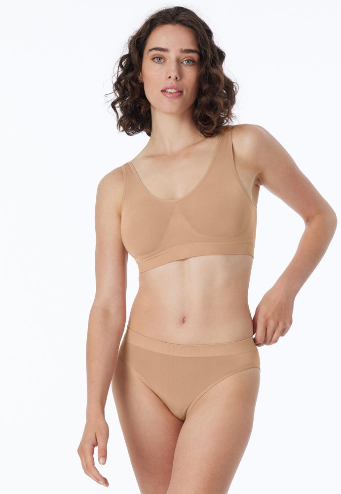 Bustier seamless herausnehmbare Pads maple - Classic Seamless L