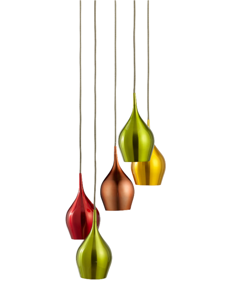Hängeleuchte Vibrant, 5-flg
