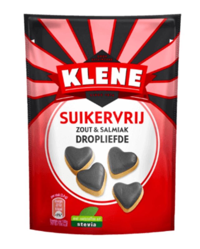 Klene Dropliefde Stevia 90g