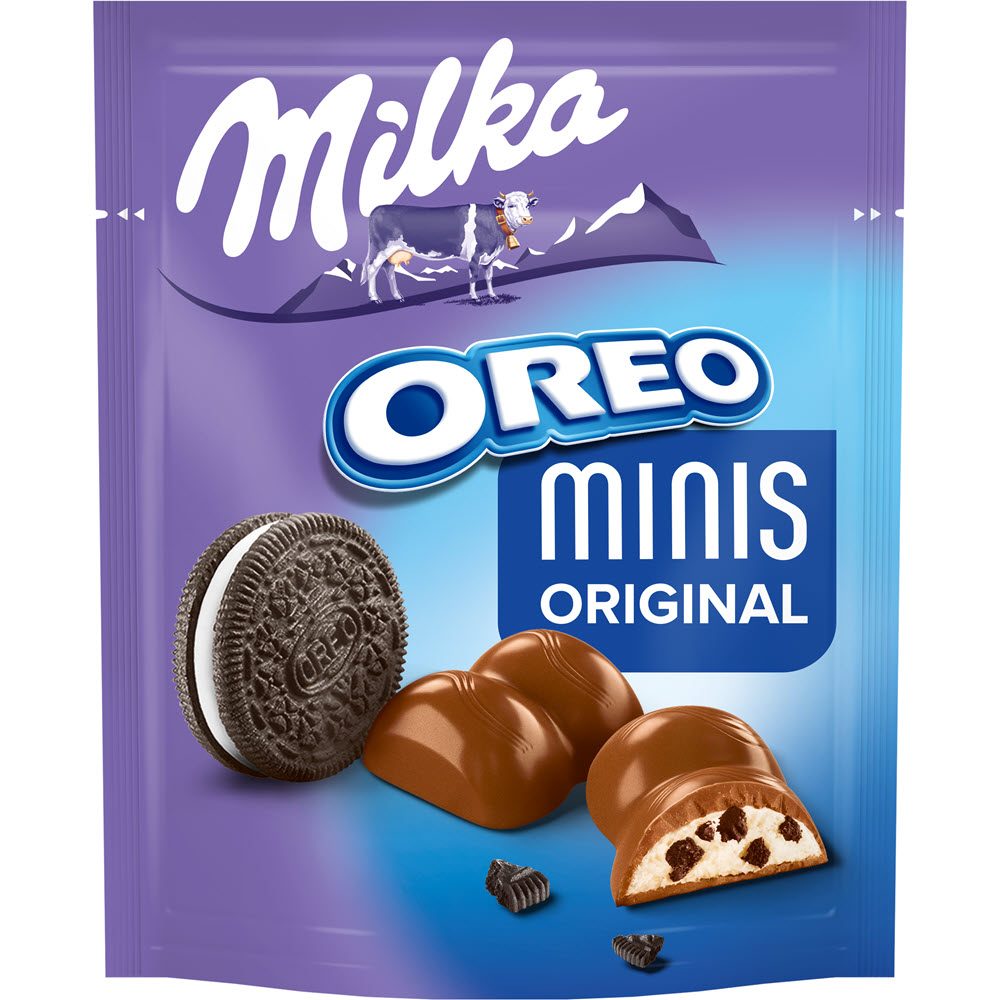 Milka Oreo Minis Original Pralinen aus Alpenmilchschokolade