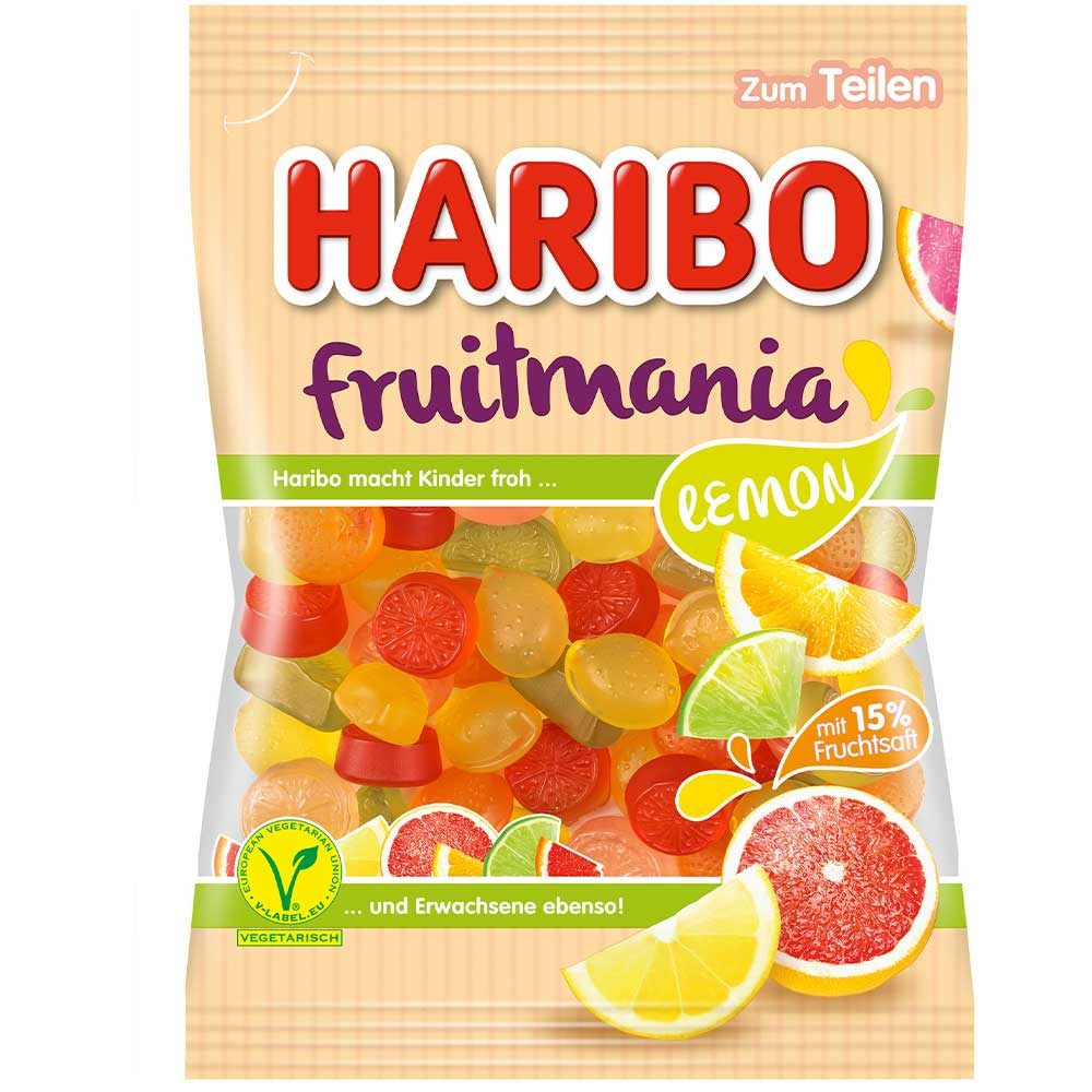 Haribo fruitmania Lemon 175g