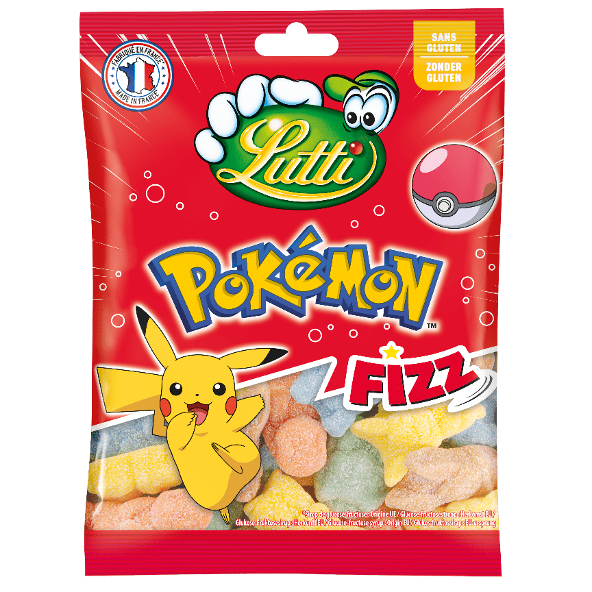 Lutti Pokemon Fizz 180g