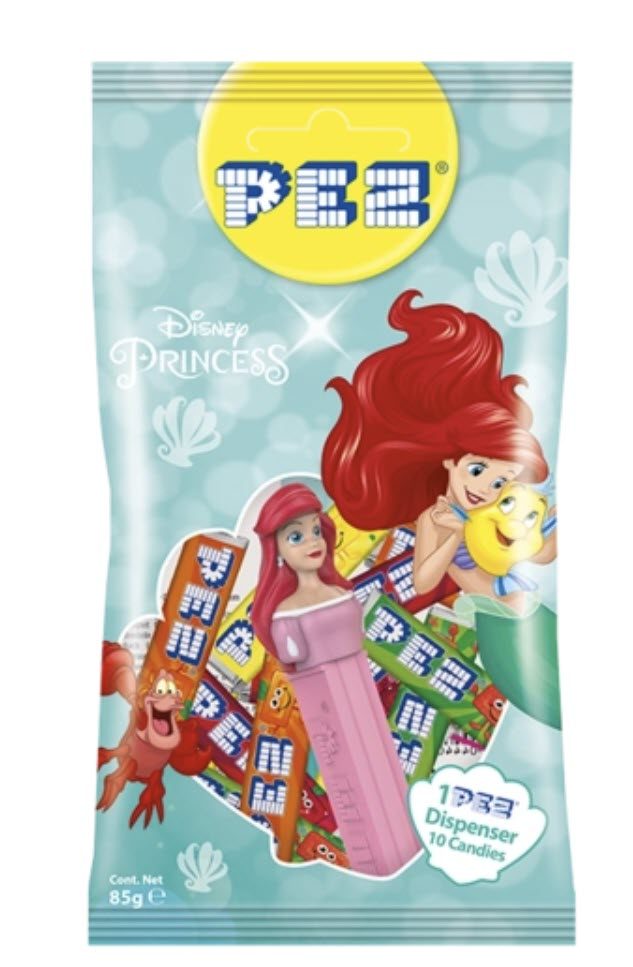 PEZ Beutel Arielle die Meerjungfrau 85g