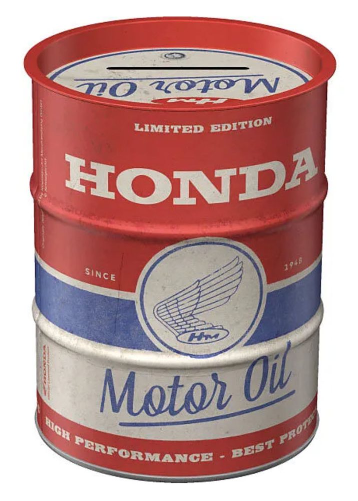 Nostalgic Art Spardose Ölfass Honda