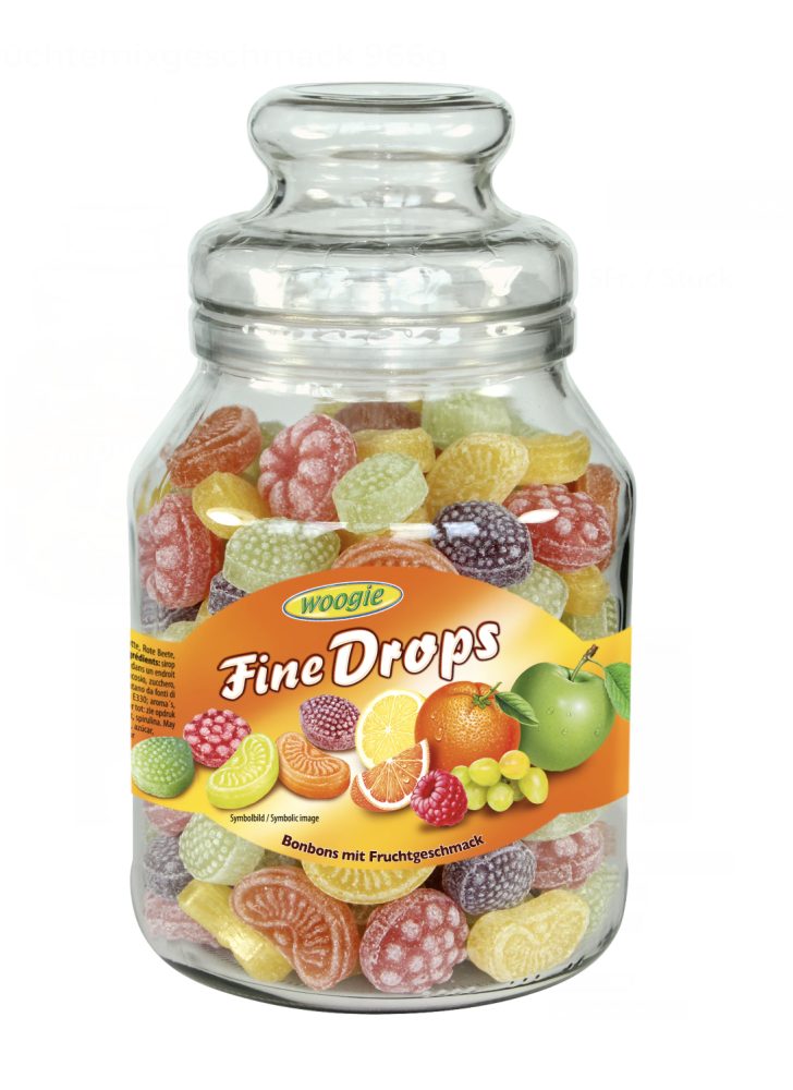 WOOGIE Süssigkeiten Früchte, 966 g