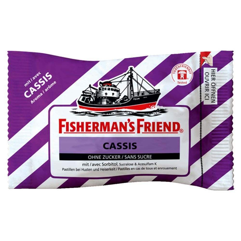 Fisherman's Fisherman's Bonbons Cassis 25 g, Bio